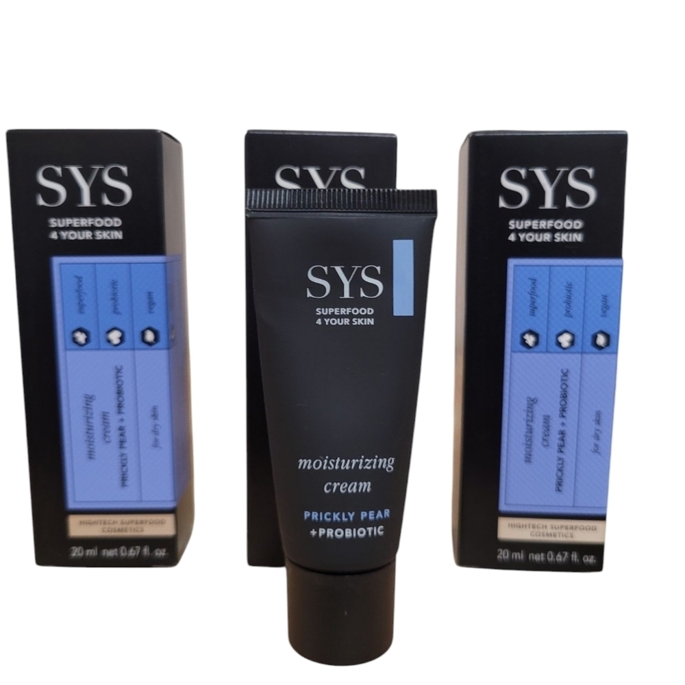 SYS Superfood 4 Your Skin Moisturizing Face Cream 20 ml / 0.67. oz 3 Boxes